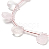 Natural Rose Quartz Beads Strands G-Q167-A05-01-3