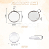 Unicraftale DIY Half Round Pendants Making Kits DIY-UN0002-40P-3