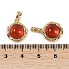 Natural Carnelian(Dyed & Heated) Pendants KK-P283-53G-01-3