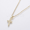 304 Stainless Steel Chain Necklaces NJEW-O108-41G-3