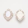 Alloy Rhinestone Flat Back Cabochons RB-S061-B18-1