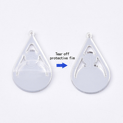 Acrylic Pendants X-OACR-S035-16F-1