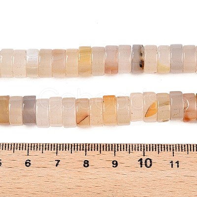 Natural White Agate Beads Strands G-T138-54-1