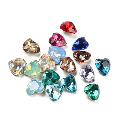 K9 Glass Rhinestone Cabochons GLAA-A006-27-1