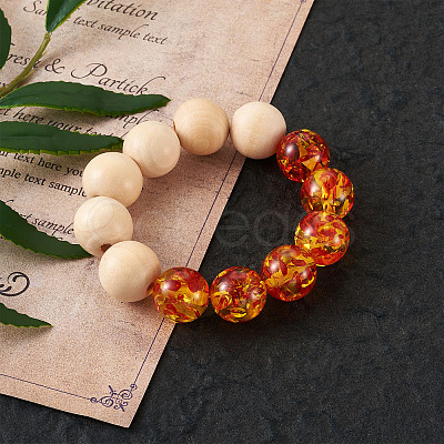 Resin Imitation Amber Beads CRES-TA0001-17-1