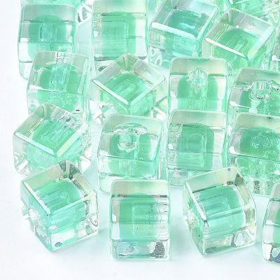 Transparent Acrylic Beads X-TACR-S148-08B-1