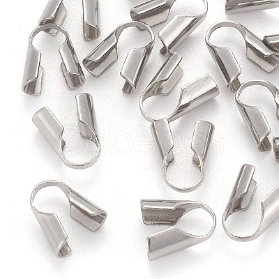 Tarnish Resistant Stainless Steel Bead Tips X-STAS-R062-4mm-1