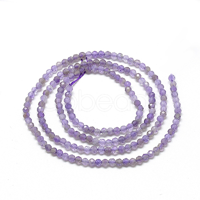 Natural Amethyst Beads Strands G-S264-20-2mm-1