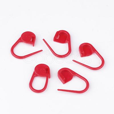 Plastic Knitting Crochet Locking Stitch Markers Holder TOOL-R028-07-1