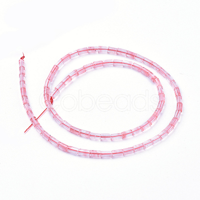 Cherry Quartz Glass Beads Strands G-F600-01-1