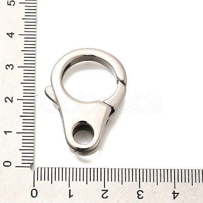 304 Stainless Steel Lobster Claw Clasps STAS-R140-12P-1