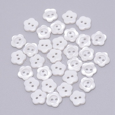 Resin Button RESI-WH0024-53-1