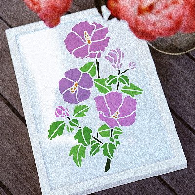Plastic Drawing Painting Stencils Templates DIY-WH0396-547-1