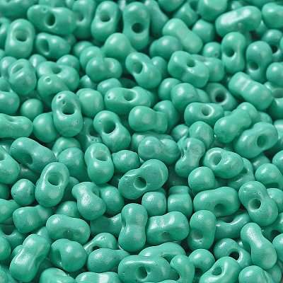 Baking Paint Glass Seed Beads SEED-K009-01A-10-1