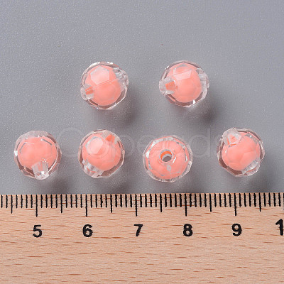 Transparent Acrylic Beads TACR-S152-04A-SS2109-1