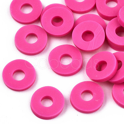 Handmade Polymer Clay Beads X-CLAY-Q251-6.0mm-60-1