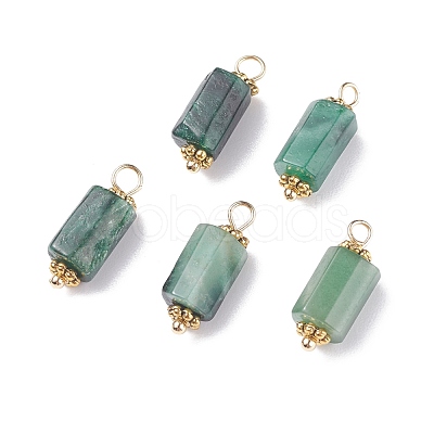 Natural Emerald Pendants PALLOY-JF01371-1