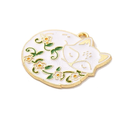 Alloy Enamel Pendants ENAM-147-04B-G-1