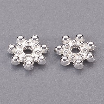 Tibetan Style Alloy Daisy Spacer Beads X-TIBEB-O004-04S-1