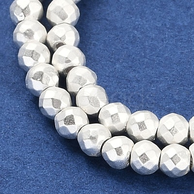 Electroplated Synthetic Non-Magnetic Hematite Beads Strands G-U003-13A-1