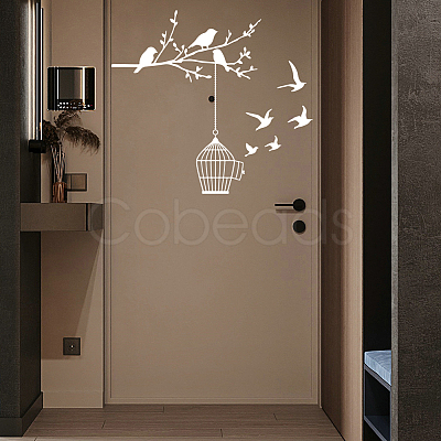 PVC Self Adhesive Wall Stickers DIY-WH0377-221-1