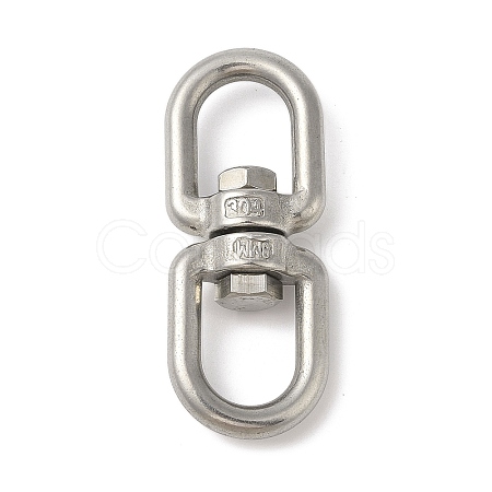 Non-Tarnish 304 Stainless Steel 8 Shape Swivel Clasps STAS-S127-03P-05-1