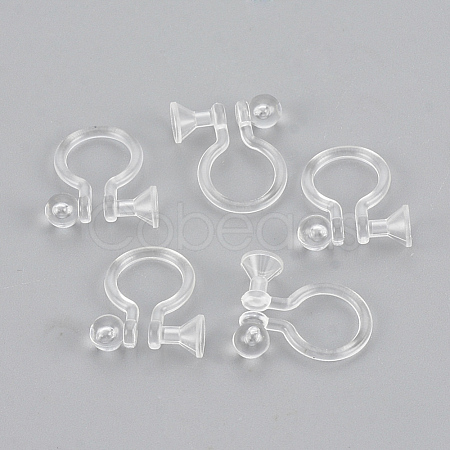 Plastic Clip-on Earring Findings KY-S155-06-1