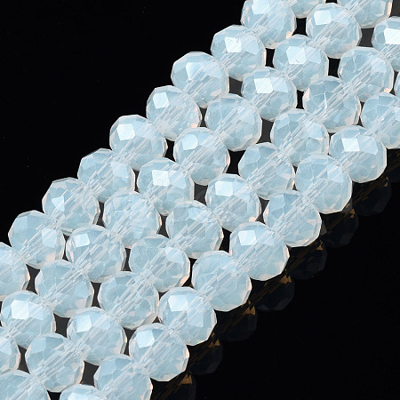 Electroplate Glass Beads Strands EGLA-A034-J6mm-A12-1