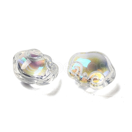 Transparent Glass Beads GLAA-D025-08N-1