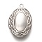 Non-Tarnish 316 Stainless Steel Locket Pendants, Photo Frame Charms for Necklaces, Oval, Stainless Steel Color, 24x16x5.5mm, Hole: 1.6mm, Inner Diameter: 14x10mm