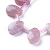 Natural Rose Quartz Beads Strands G-G805-B04-3