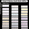 CRASPIRE 3 Sets 3 Colors Paper Hollow Lace Scrapbook Paper Pads Sets DIY-CP0008-93A-2