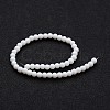 Opaque Color Glass Round Bead Strands GLAA-I026-4mm-02-2