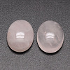 Oval Natural Rose Quartz Cabochons X-G-K020-25x18mm-07-1