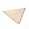 Triangle Rustic Boho Wooden Wall-Mounted Decorations AJEW-L091-B03-2