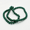 Natural Mashan Jade Round Beads Strands G-D263-10mm-XS26-2