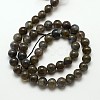 Grade AA Natural Gemstone Labradorite Round Beads Strands G-E251-33-14mm-3