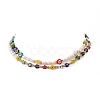 2Pcs 2 Styles Handmade Millefiori Glass & Natural Pearl & Glass Seed Beaded Necklaces Set for Women NJEW-JN04185-4