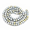 Electroplate Non-magnetic Synthetic Hematite Beads Strands G-N0318-39-C-2