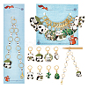 Knitting Row Counter Chains & Locking Stitch Markers Kits HJEW-AB00501-1