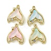 UV Plating Alloy Resin Pendants FIND-M033-01-1