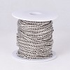 304 Stainless Steel Cuban Link Chains CHS-E018-13P-2