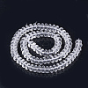 Synthetic Quartz Crystal Beads Strands X-G-S285-13-2