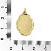 Rack Plating Brass pendants KK-M271-02G-4