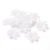 6-Petal Transparent Acrylic Bead Caps X-OACR-A017-14-4