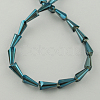Electroplate Glass Beads Strands EGLA-Q032-2-2