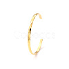 Fashionable Stainless Steel Pave Rhinestone Hinged Bangles for Women LR5423-12-1
