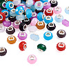 Mega Pet 110Pcs 11 Colors Resin European Beads RPDL-MP0001-01-2