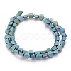 Electroplated Non-magnetic Synthetic Hematite Beads Strands G-P392-O03-1