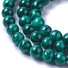 Synthetic Malachite Beads Strands G-F627-09-B-3